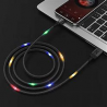 HOCO CHARGING DATA CABLE FOR LIGHTNING BLACK 120CM