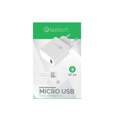 LOSTECH ALIMENTATORE RAPIDO MICRO SUB 1 MT  18W